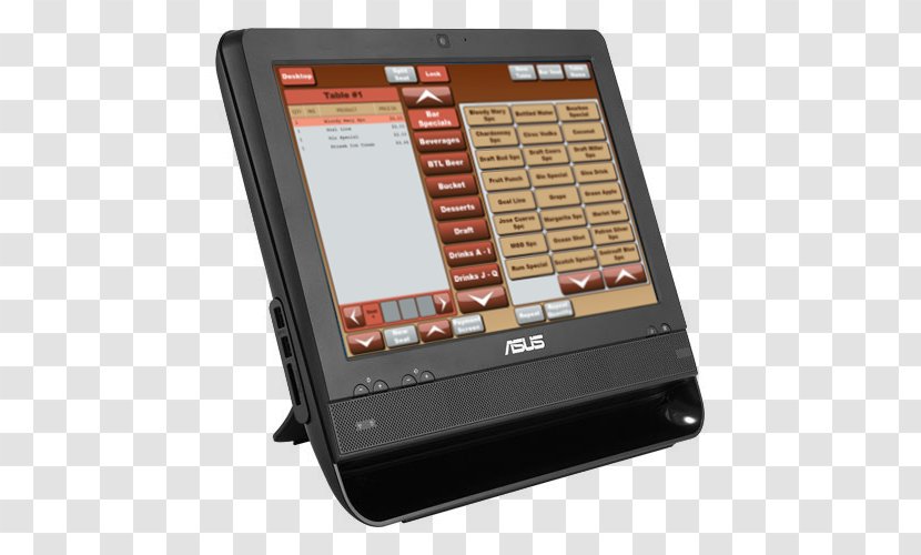 Dell Handheld Devices Laptop Point Of Sale Touchscreen - Personal Computer Transparent PNG