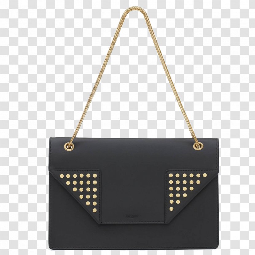 Chanel Yves Saint Laurent Handbag Fashion - Snap Fastener - Shoulder Bag Black Transparent PNG