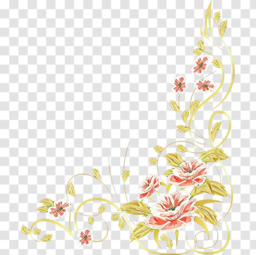 Floral Design Cut Flowers Leaf Plant Stem - Branching Transparent PNG