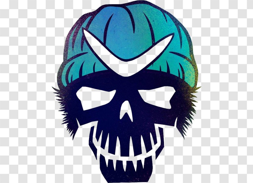 Captain Boomerang Joker Katana Enchantress Harley Quinn - Skull Transparent PNG