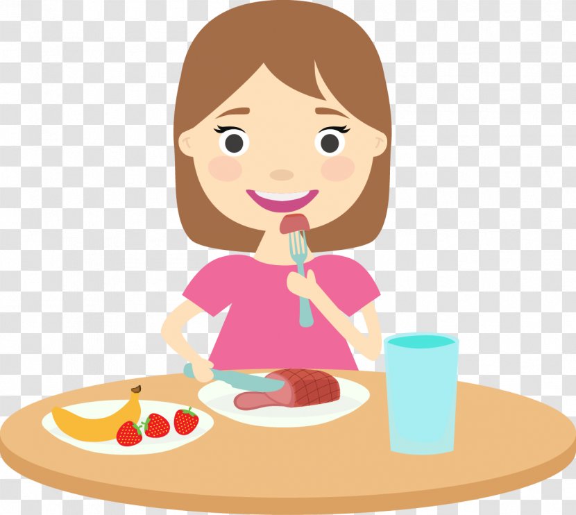 Breakfast Eating Health Clip Art - Healthy Diet - Cute Kids Transparent PNG