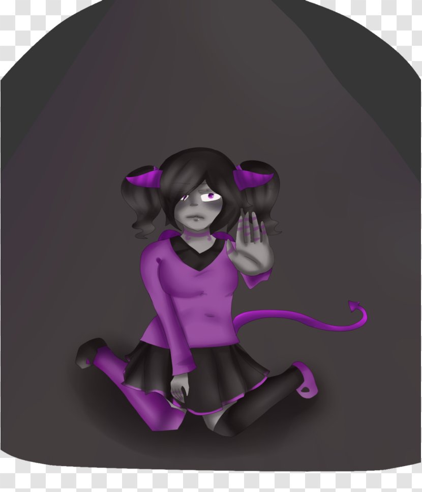 Purple Violet Magenta Black Hair - Fictional Character - Maha Sister Transparent PNG