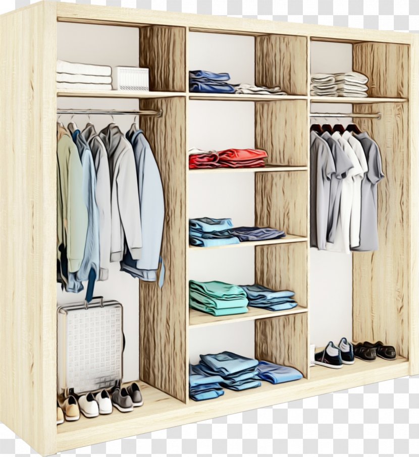 Shelf Furniture Clothes Hanger Shelving Wardrobe - Cupboard - Door Shoe Organizer Transparent PNG