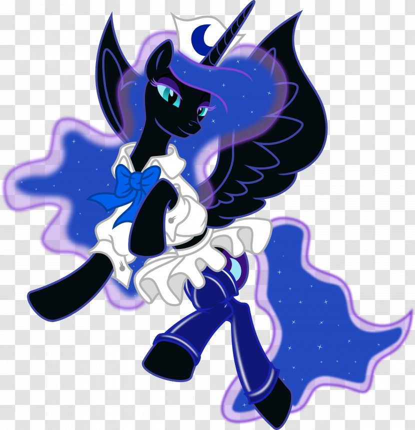Princess Luna Moon Natural Satellite Celestia - Violet Transparent PNG