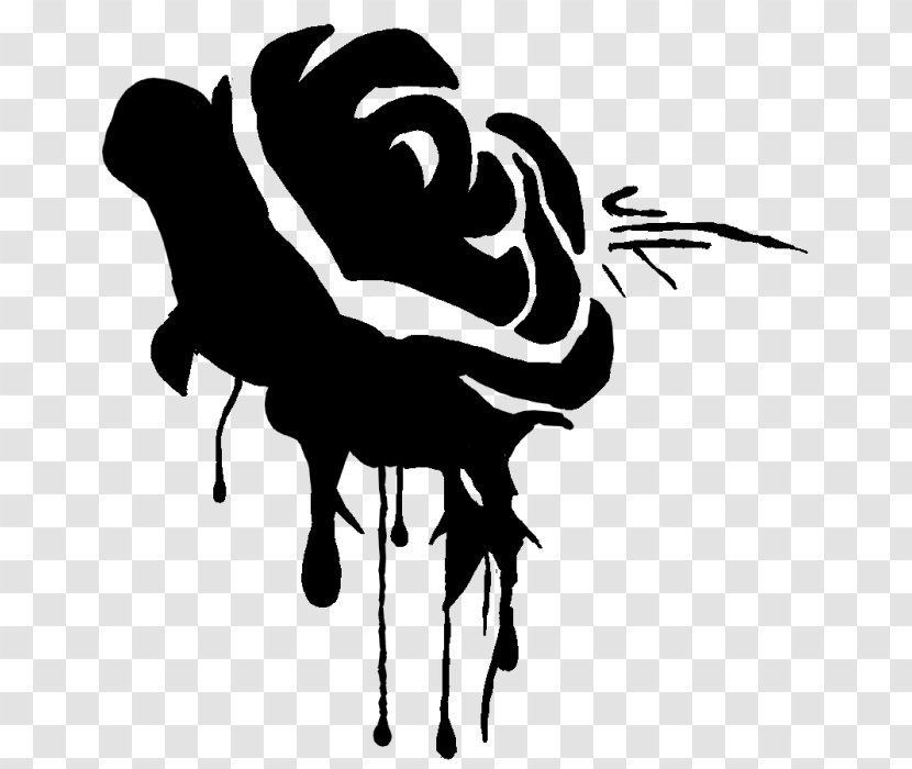 Black Rose Clip Art Drawing How To Draw Transparent PNG