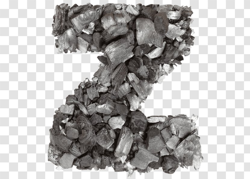 Black And White Monochrome Photography Mineral Tree - Burning Letter A Transparent PNG