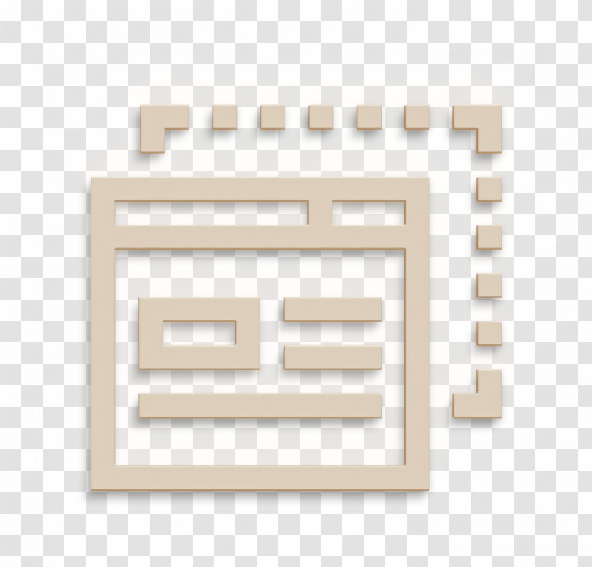 Art And Design Icon Responsive Design Icon Wireframe Icon Transparent PNG