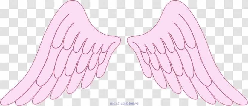 Wing Pink Line Hand Jaw - Fictional Character Nail Transparent PNG