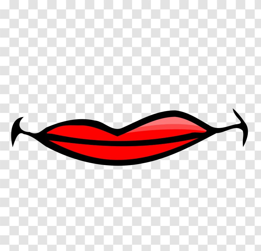 Mouth Lip Smiley Clip Art - Red - Cliparts Transparent PNG
