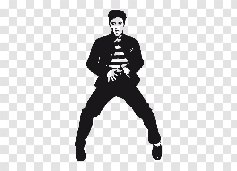 Art Stencil Jailhouse Rock Sticker - Work Of - Elvis Presley Live Transparent PNG