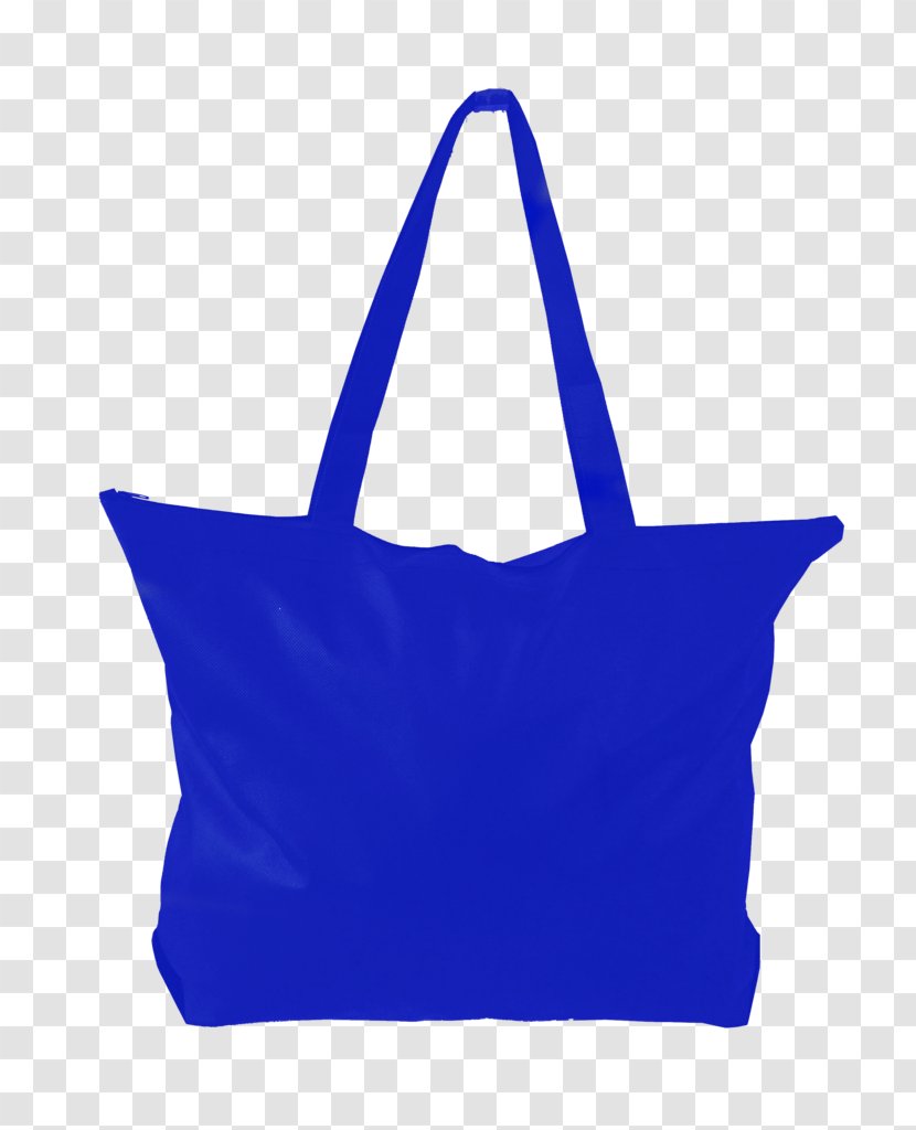 Tote Bag Handbag Zipper Leather - Cobalt Blue Transparent PNG