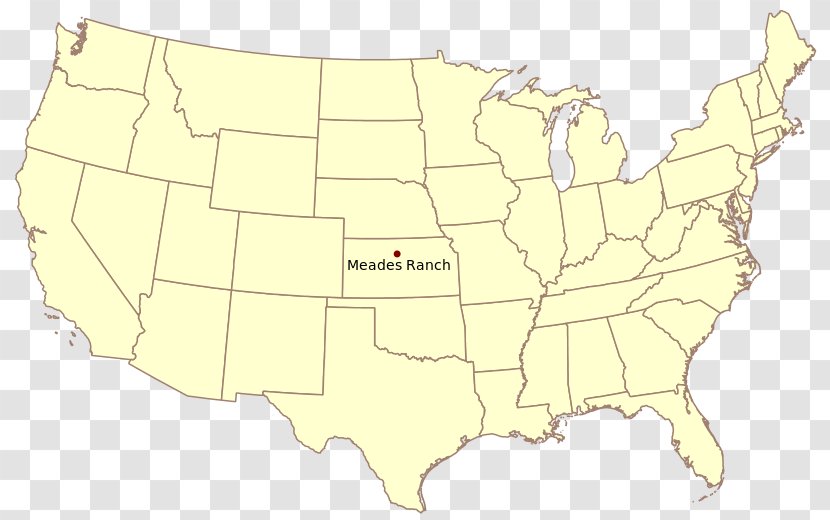 Kansas U.S. State Blank Map - Html5 Video Transparent PNG