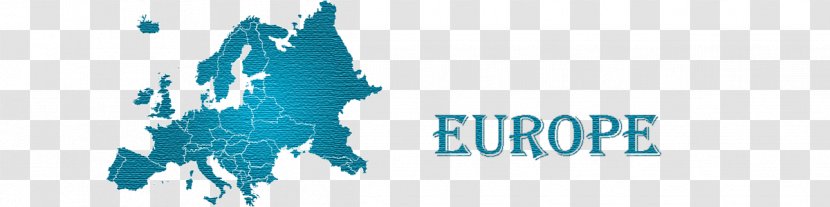 Europe World Map Vector - Aqua - Places Transparent PNG