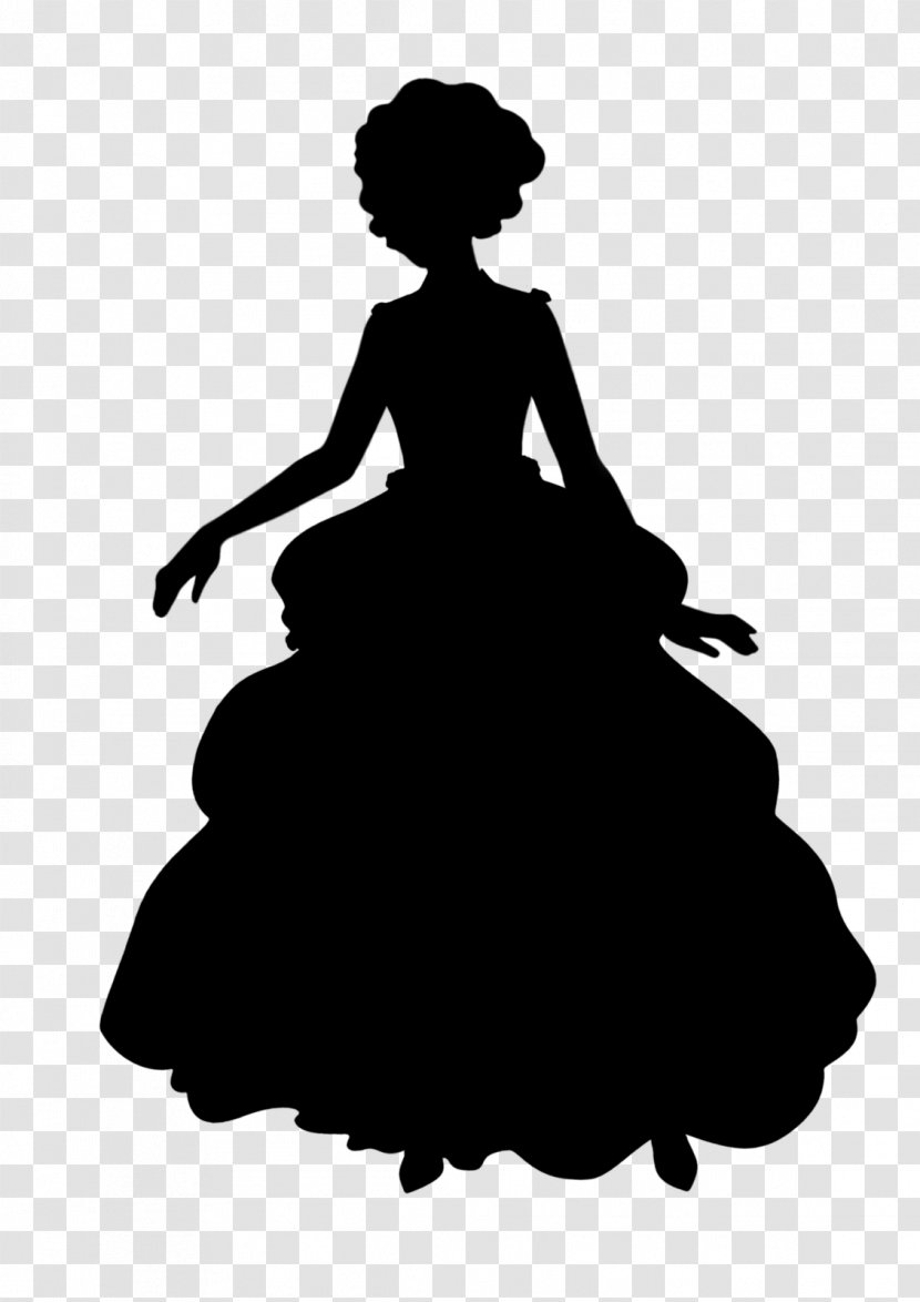 Elf Cartoon - Dress - Blackandwhite Gown Transparent PNG