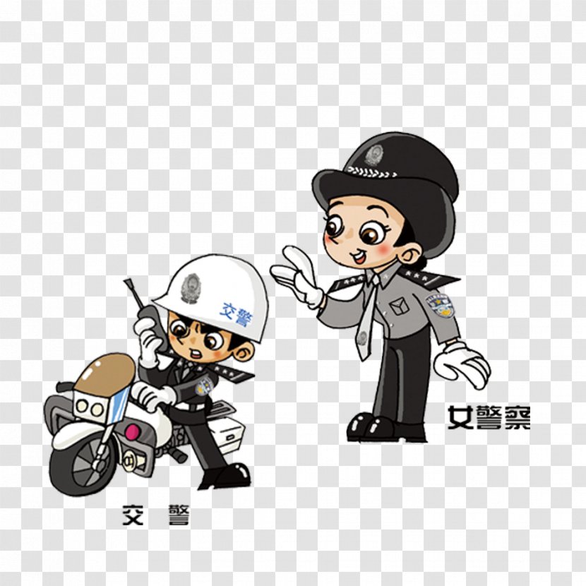 Cartoon Police Officer - Product - Policewoman Transparent PNG