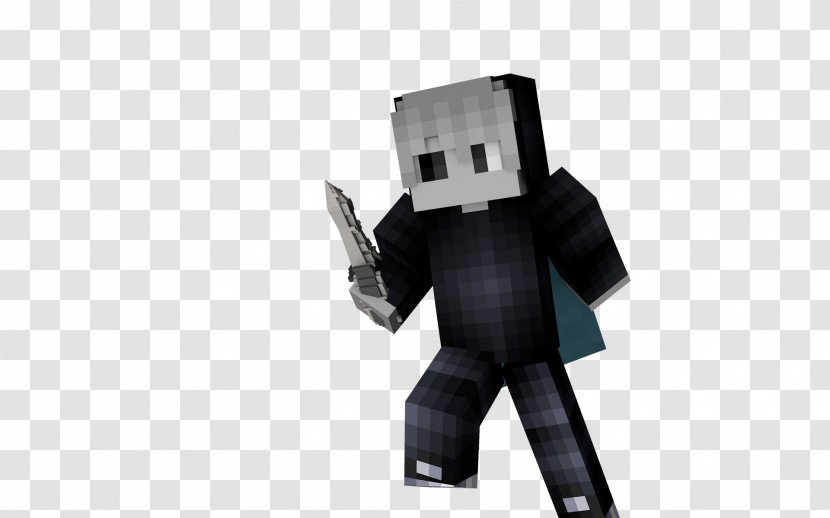 Minecraft Rendering Xbox One Black And White - Light Skin - Cape Transparent PNG
