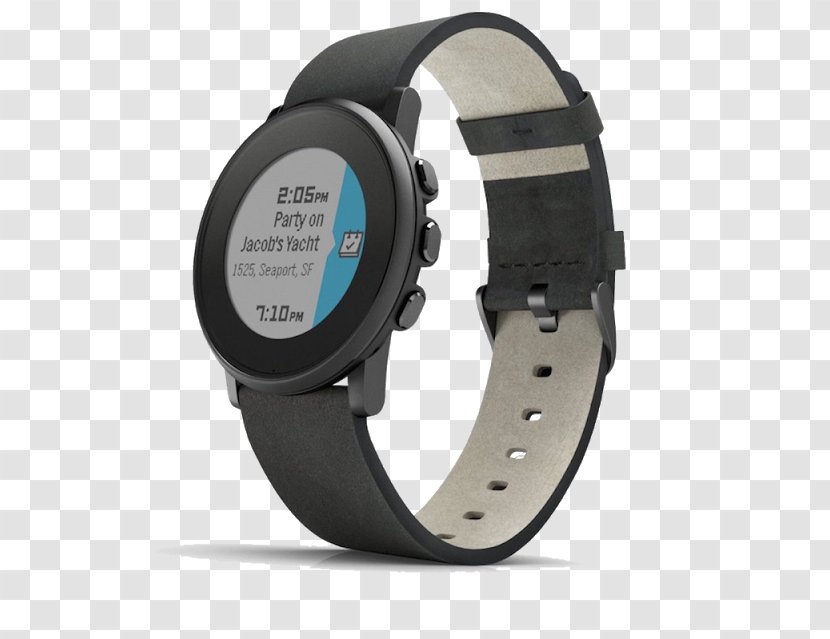 Pebble Time Round Smartwatch 2+ Heart Rate - Hardware Transparent PNG