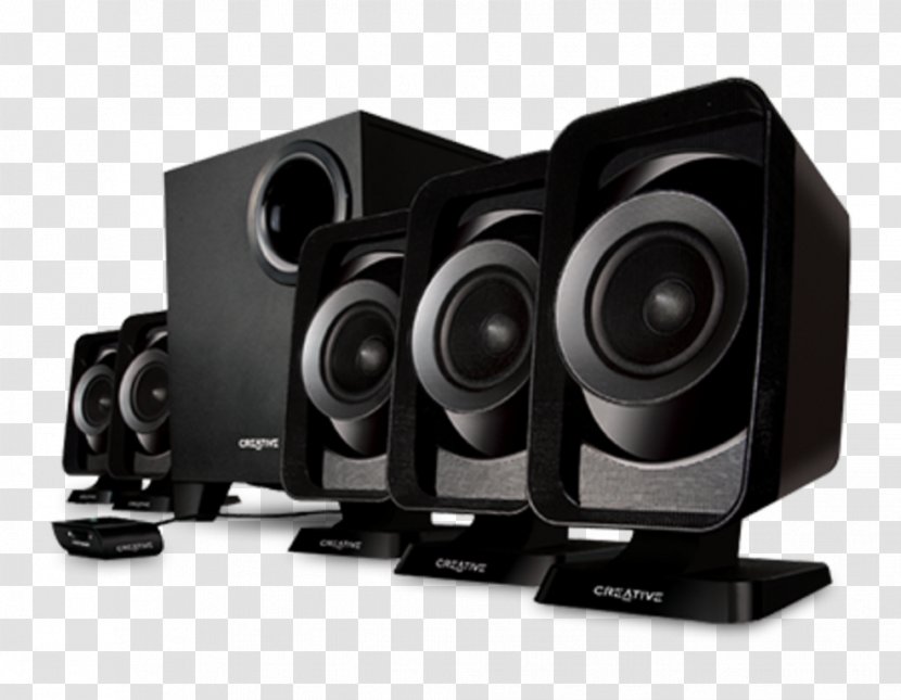 5.1 Surround Sound Loudspeaker Creative Technology Computer Speakers - Inspiration Transparent PNG