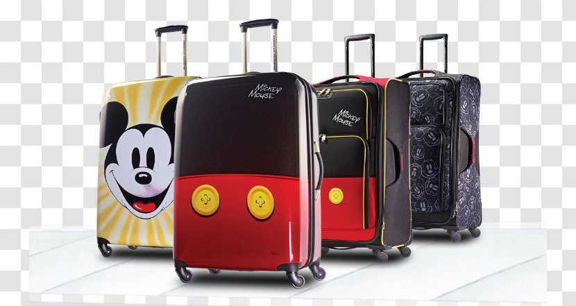 Hand Luggage Mickey Mouse Baggage American Tourister - Face Transparent PNG