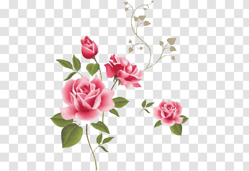Rose Pink Clip Art - Floristry - Flowers Pattern Transparent PNG