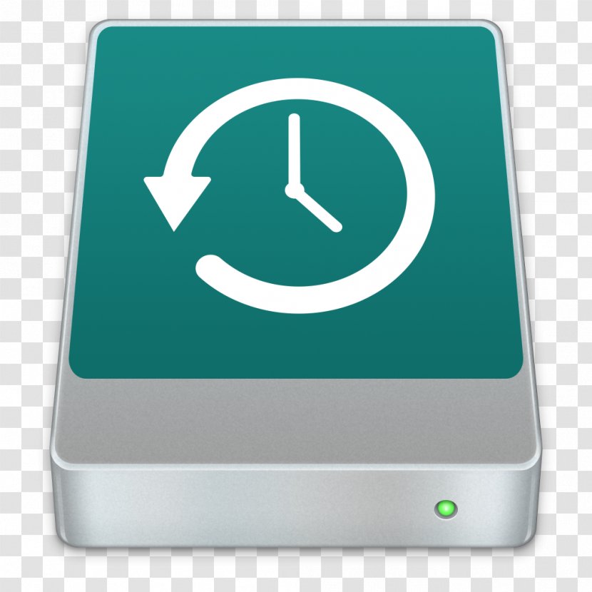 Time Machine MacOS Hard Drives Backup - Green - Driving Transparent PNG