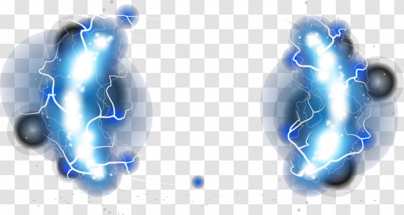 Blue Organism Wallpaper - Special Effects - Lightning Effect Transparent PNG
