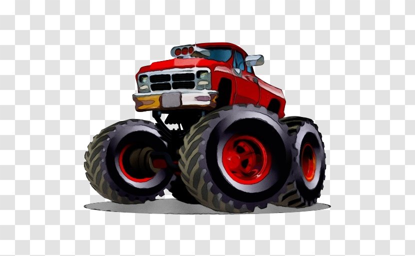 Monster Truck Motor Vehicle Tractor Toy - Radiocontrolled Car Transparent PNG