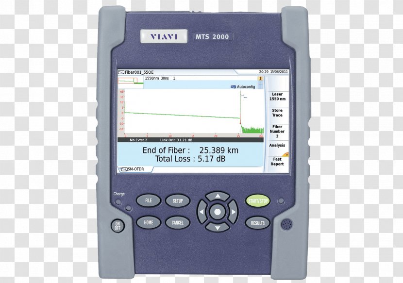 Optical Time-domain Reflectometer Viavi Solutions Fiber To The X Wavelength-division Multiplexing - Wavelengthdivision - Multimode Transparent PNG