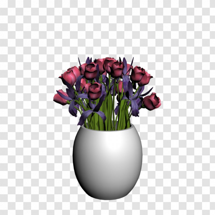 Tulips In A Vase Cut Flowers Plant - Still Life Transparent PNG