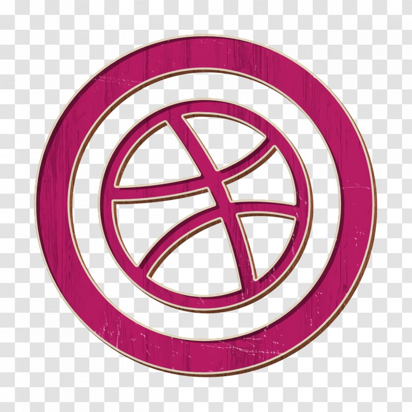 Social Media Logo - Pink - Peace Spoke Transparent PNG
