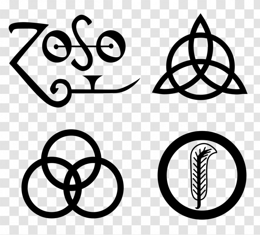 Led Zeppelin IV III Album Symbol - Tree Transparent PNG