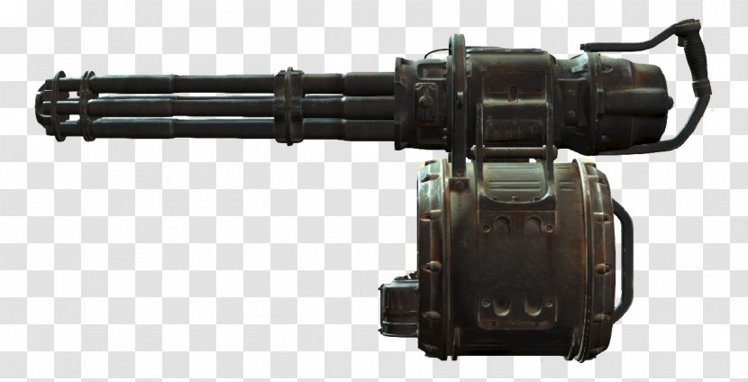 Fallout 4 Fallout: New Vegas 3 Shelter Minigun - Cartoon - Weapon Transparent PNG