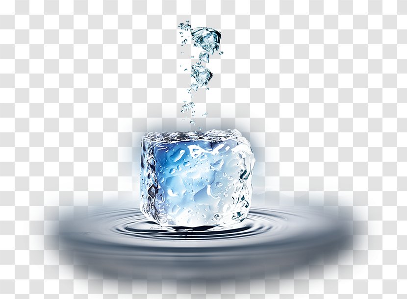 Ice Cube Water Creativity - Liquid - Creative Particles On Transparent PNG