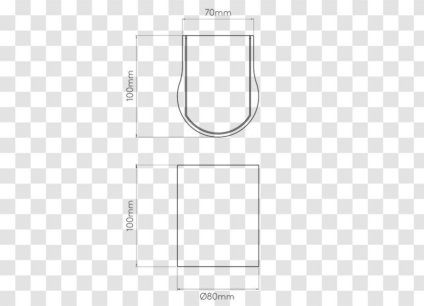Area Rectangle - Text - Product Drawing Transparent PNG