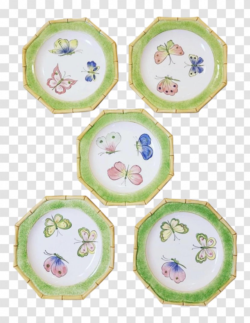 Plate Table Chairish Ceramic Furniture - Hand-painted Butterfly Transparent PNG
