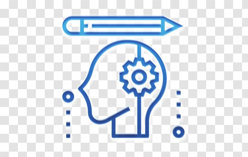 Learning Icon Brain Head - Symbol Line Art Transparent PNG
