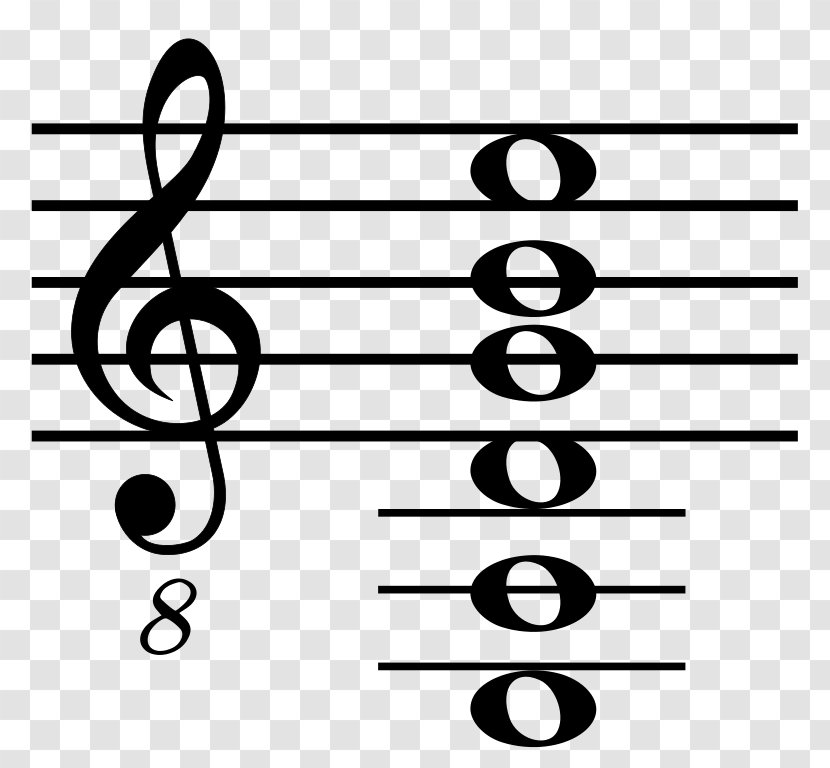 Musical Note Staff Notation Interval - Tree Transparent PNG