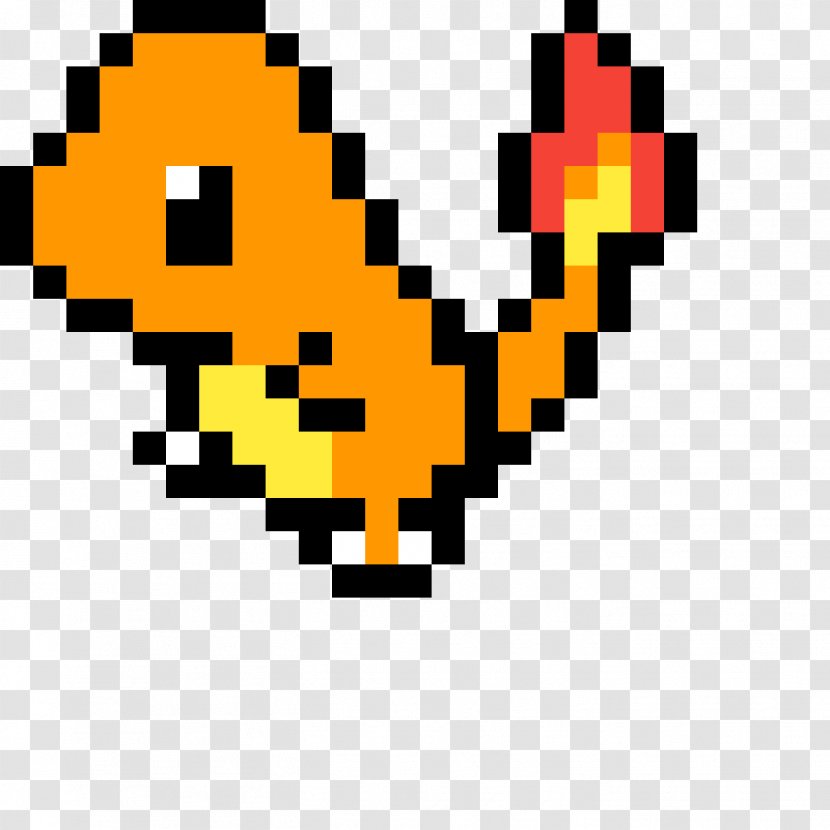 Pikachu Charmander Pixel Art GIF Transparent PNG