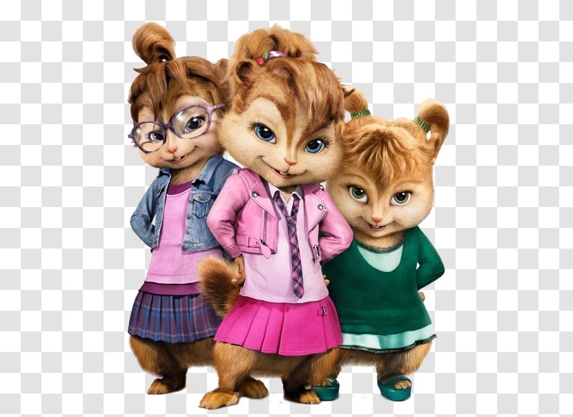 Alvin And The Chipmunks: Squeakquel: Original Motion Picture Soundtrack YouTube Chipettes - Cartoon - Youtube Transparent PNG