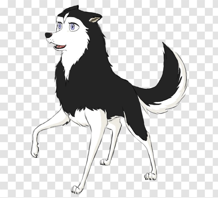 Siberian Husky Dog Breed Drawing - Supernatural - Rest In Peace Transparent PNG