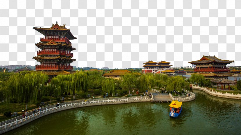 Dragon Pavilion Along The River During Qingming Festival U6e05u660eu4e0au6cb3u56ed Song Dynasty Five Dynasties And Ten Kingdoms Period - Chinese Architecture - Park On High-resolution Images Transparent PNG