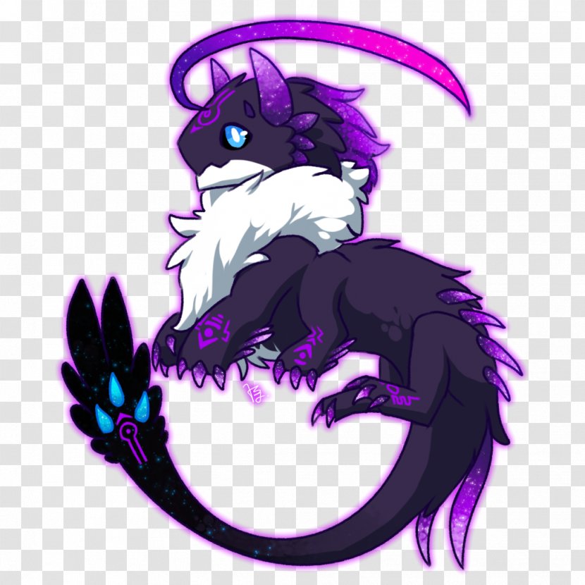 Cat Dragon Horse Clip Art - Violet - Village Transparent PNG