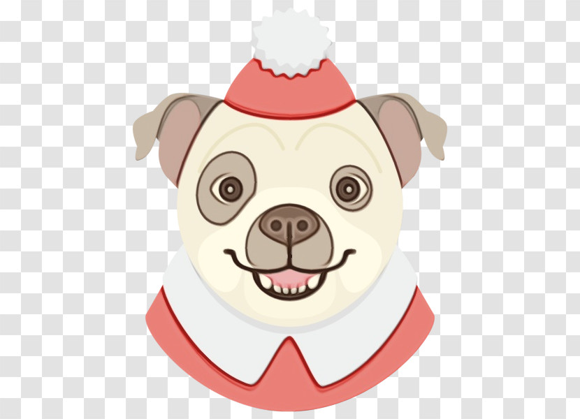 Pug Snout Puppy Christmas Ornament M Breed Transparent PNG