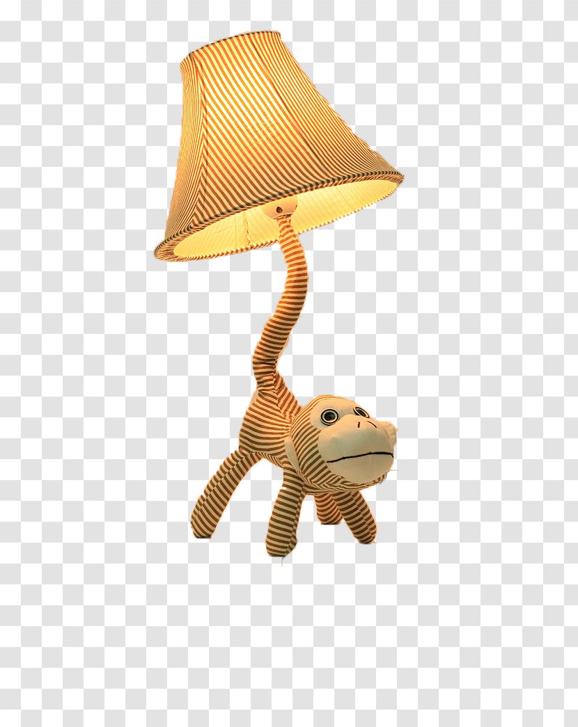 Lampshade Lampe De Bureau Designer - Light Fixture - Cute Monkey Lamp Transparent PNG