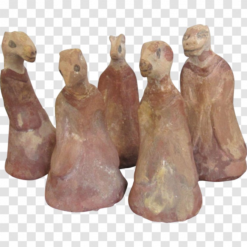 Figurine Han Dynasty Clay Sculpture China - Artifact Transparent PNG
