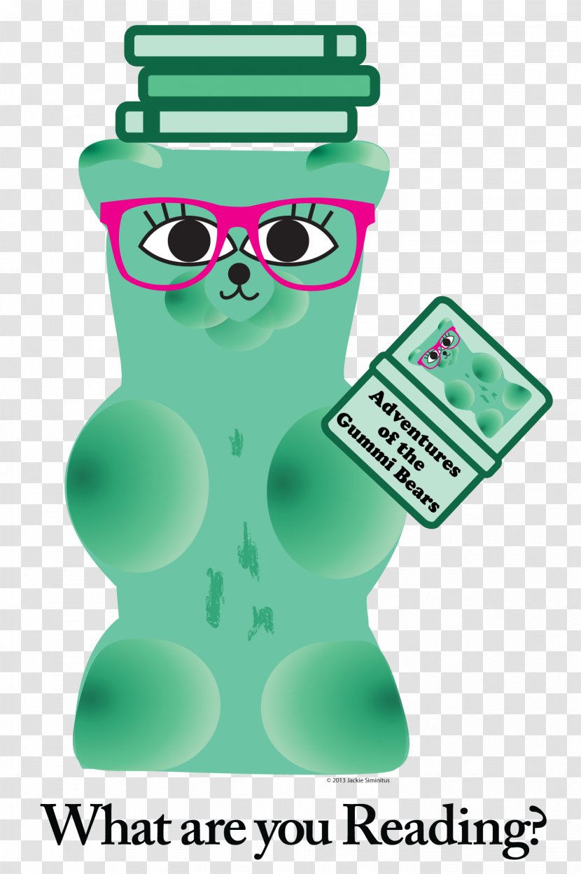 Bookmark Gummy Bear Reading Text - Bookmarks Printable Transparent PNG