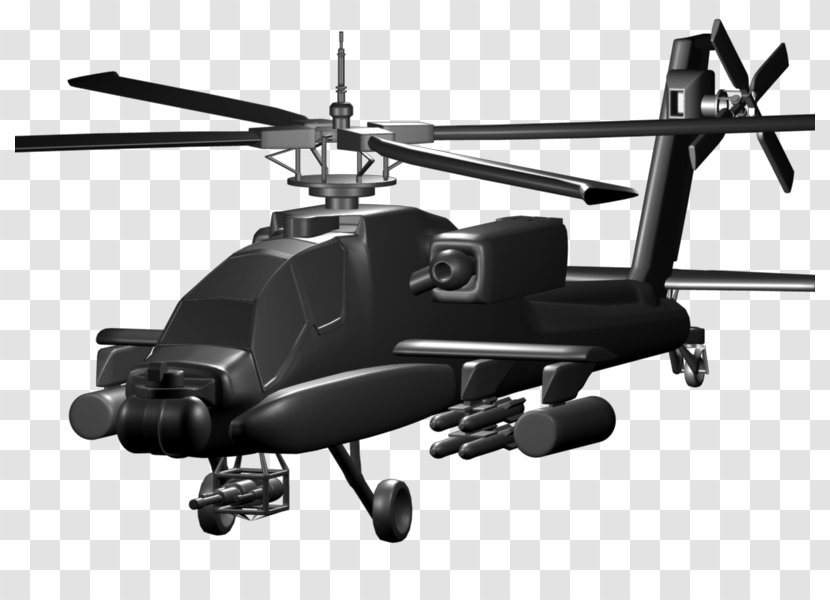 Helicopter Rotor Radio-controlled Boeing AH-64 Apache Military - AH 64 Transparent PNG