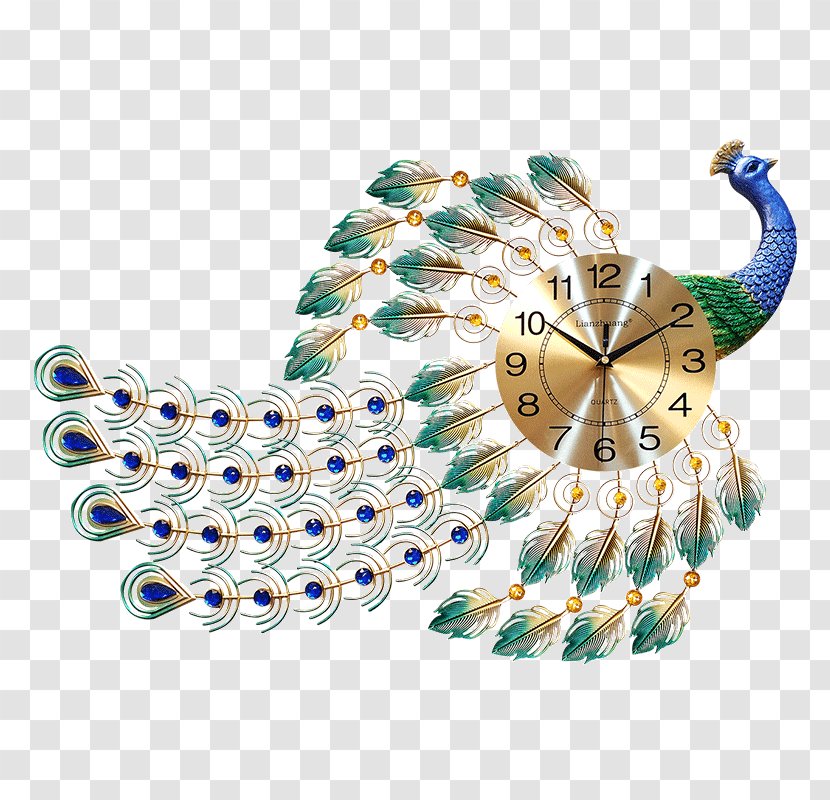 Peacock Clock Pendulum Haiphong F20Beauty - Body Jewelry - Bay Transparent PNG