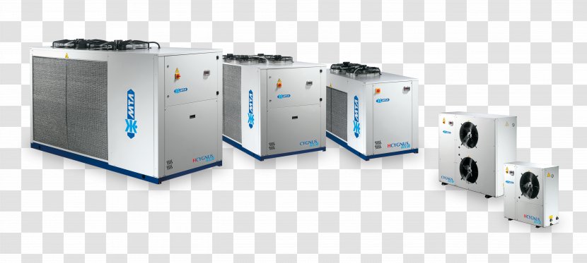Water Chiller Air Conditioning Compressor Refrigeration - Cylinder - Refrigerator Transparent PNG