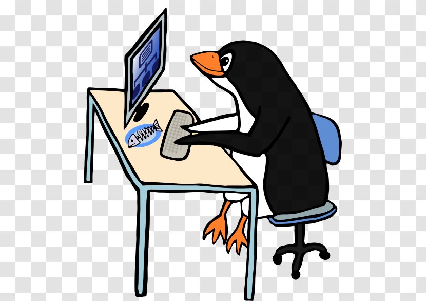 Penguin Computer Clip Art - Linux Transparent PNG